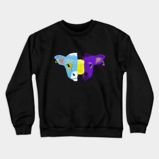 Space cow Crewneck Sweatshirt